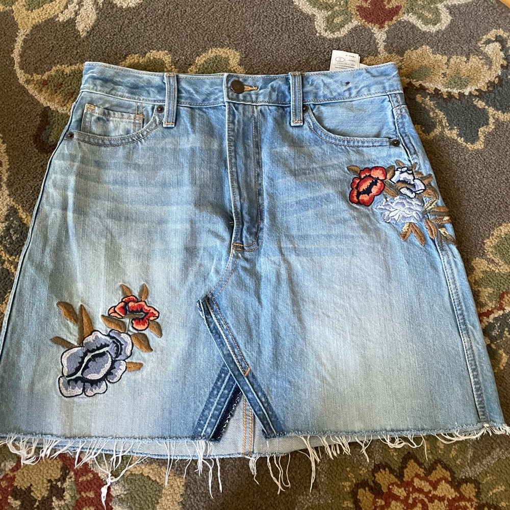 Abercrombie Jean Skirt